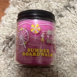 Bath and body works single wick candle-Summer Boardwalk